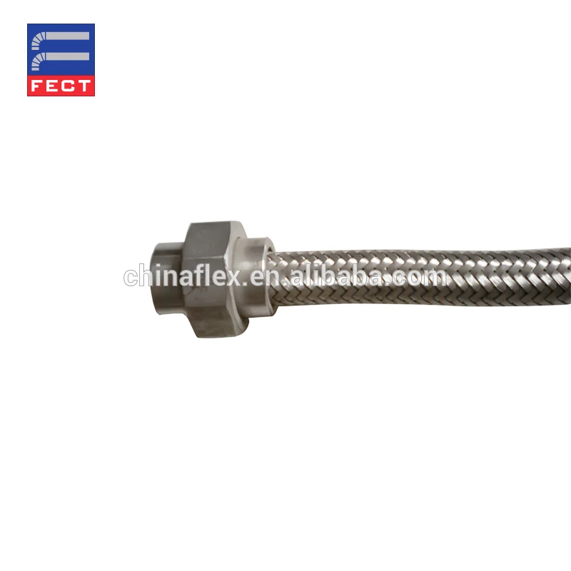 Гибкий металлический шланг из нержавеющей стали с угловым фитингом/Плетеный гофрированный фланцевым