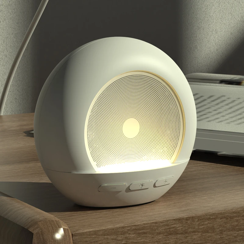 Wireless Portable Speaker 5W Stereo Sound LED Light BT 5.0 Small Home Speaker for Party Gift