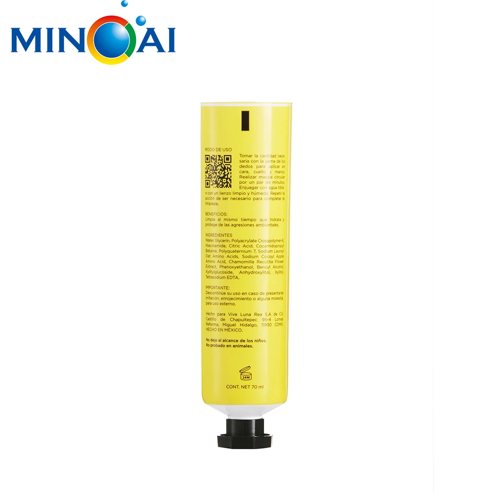 Customized EmptyLaminated Plastic ABL Hand Cream Tube Containers