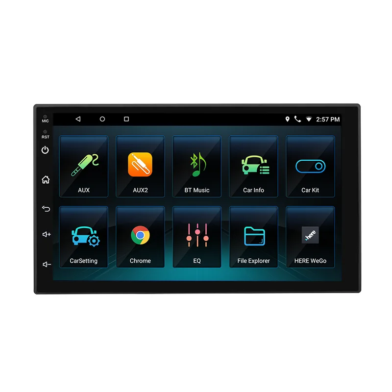 UI5 радио 2din AHD + DSP AM FM RDS автомобильное 2 din gps android Автомобильная а