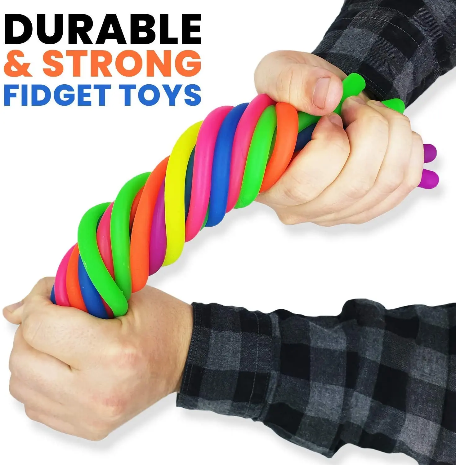 
Hot Sale Unicorn Shape Sensory Fidget Toys Colorful For Children and Adults Stretchy Noodle Strings 