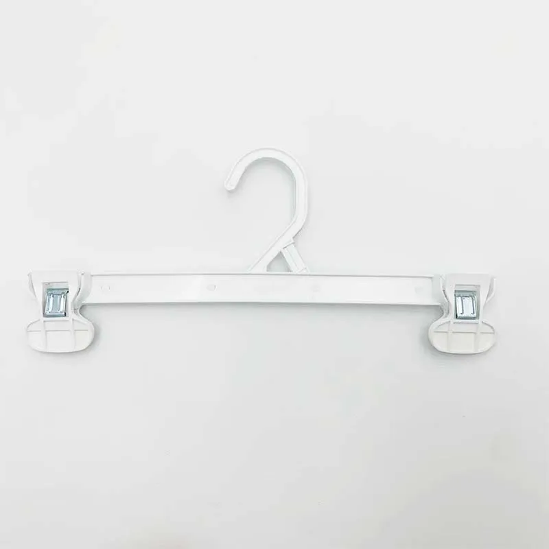 custom High Quality adult Skirt black Plastic Clothes Bottom With Clip Pant Hanger
