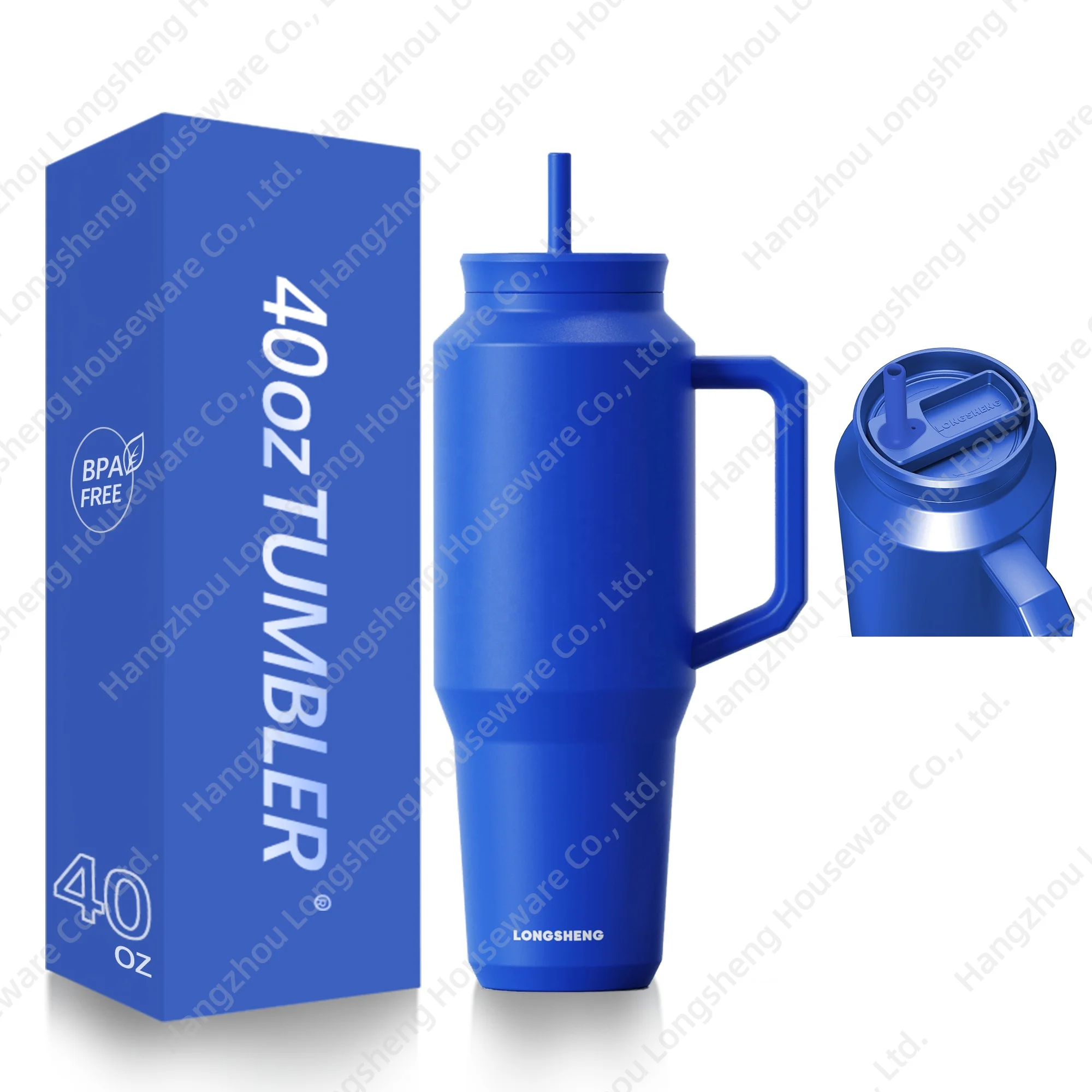 travel coffee mug black Sublimation adventure reusable vacuum modern 40 oz tumbler cups