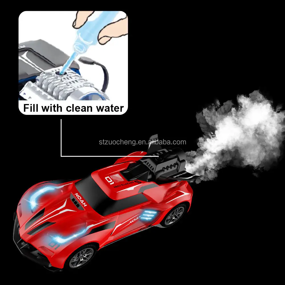 Wholesale 1:20 electric stunt radio control light spray racing car toys rc drift car for kids