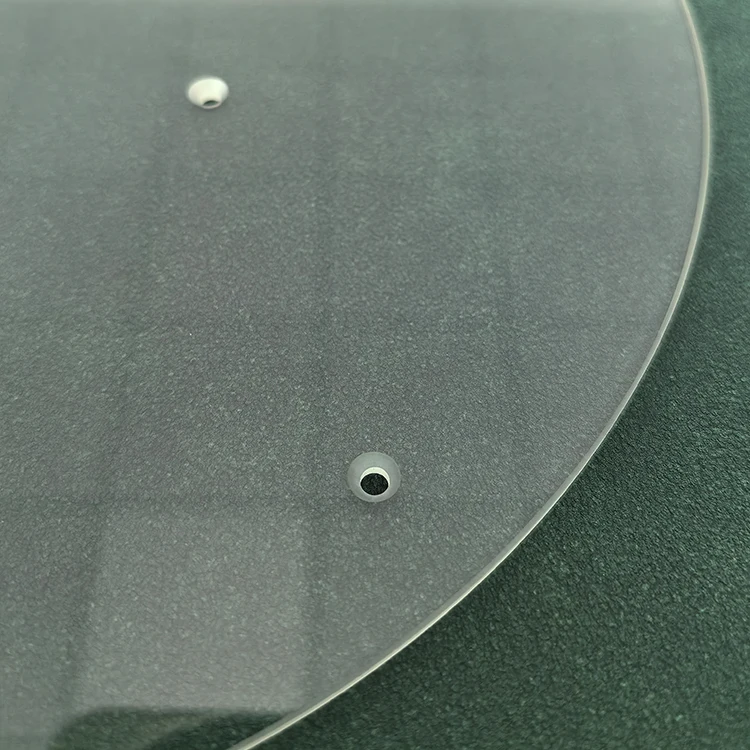 Tempered Boiler Reflex Gauge Glass Drilling High Temperature Borosilicate Glass Sheet Boro Float Plate