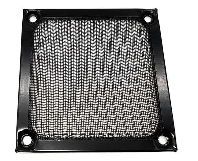 Серебристый или черный цвет 80 мм алюминиевый пылезащитный сетчатый фильтр