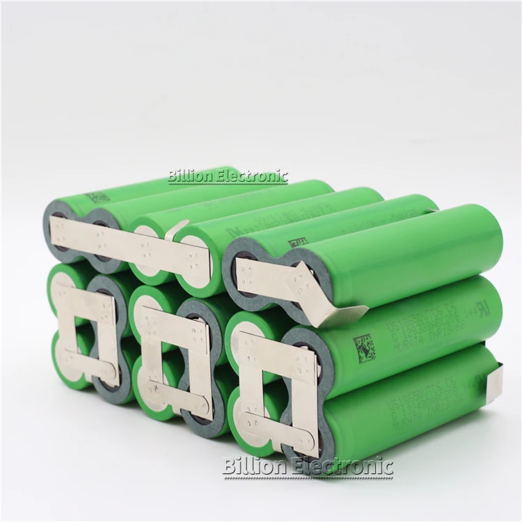  33.3V 9S2P VTC6 33V 6000mAh Deep Cycle 18650 Custom Battery Pack Power Solution Aircraft