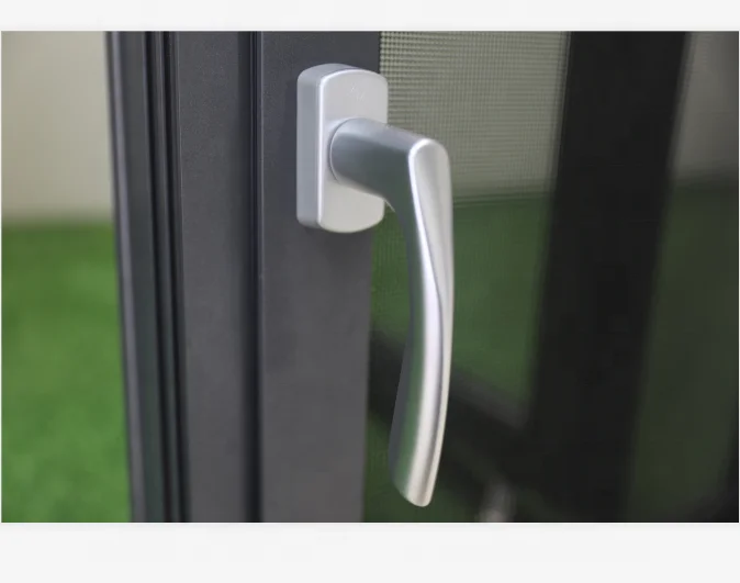 
bronze burglar proof black aluminum fixed mesh window with net and sub frame 