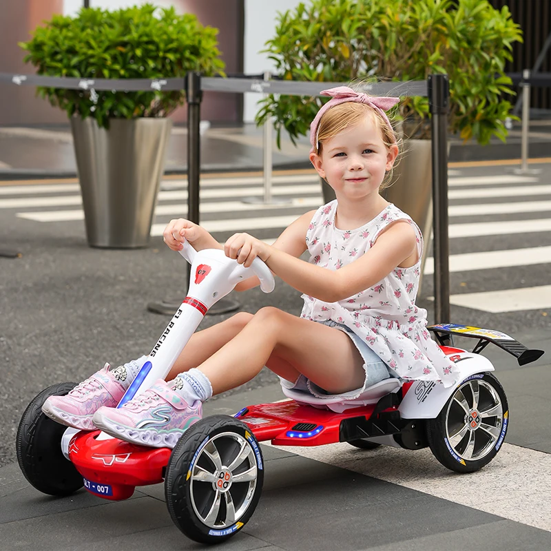 China Wholesale Red Four Wheeler UTV Electric Pedal Go Kart Racing Karting for Kids and Adults
