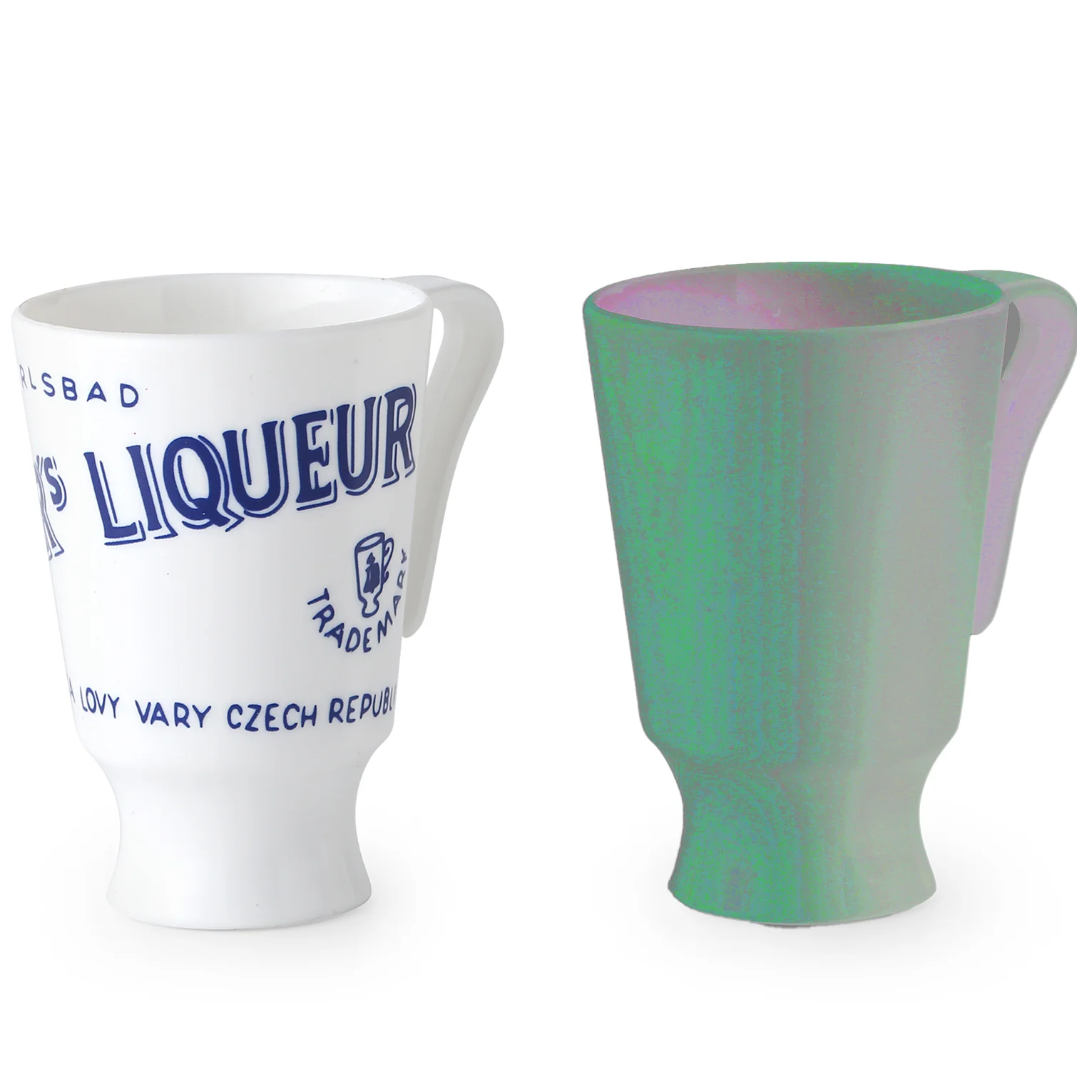 Coffee Cup 50ML Reusable Plastic Drinking Cup with Handle Safe Food Grade Plastic Coffee Cup