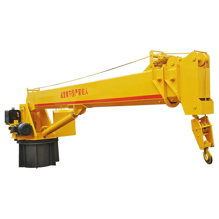 China-made large ship crane manufacturer 12 tons 25 tons light ship unloading crane with ship crane
