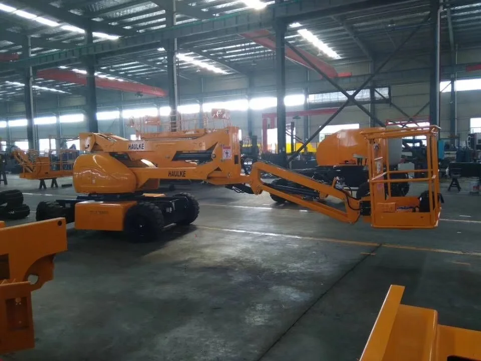 Small Boom Lift Platforms Articulated Telescopic Boom Lifts Elevator