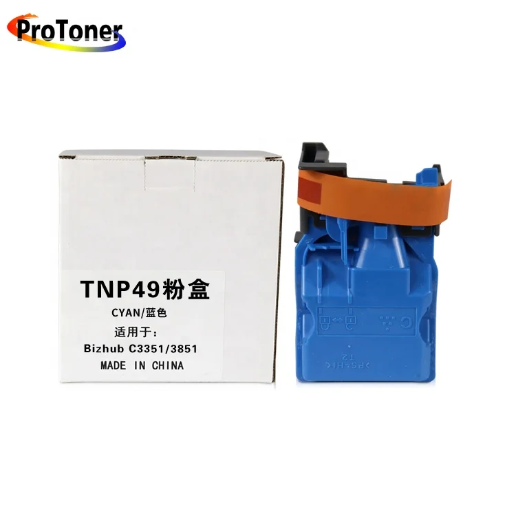Protoner High Quality TNP49 Toner Cartridge Compatible For Konica Minolta Bizhub C3851 C3351 Copier Color Toner Cartridge
