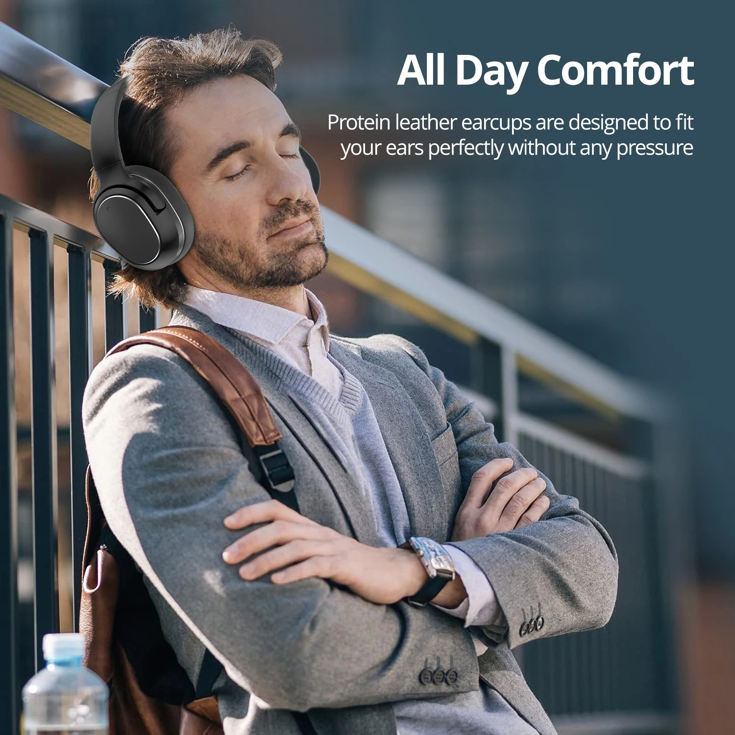 High Quality BT 5.1 Waterproof Wireless Headphones Noise Cancelling Headphones for Music