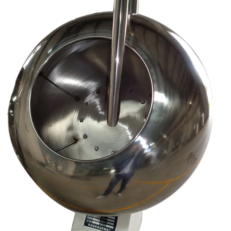 Gusu Nuts Peanut Almonds Chocolate Coating Polishing Pan For Factory