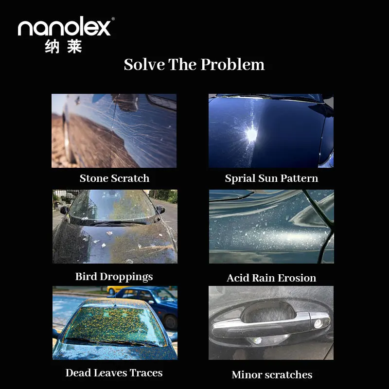 Nanolex N1 car medium rubbing cutting polishing compound water based polish compound rubbing paste compound free samples