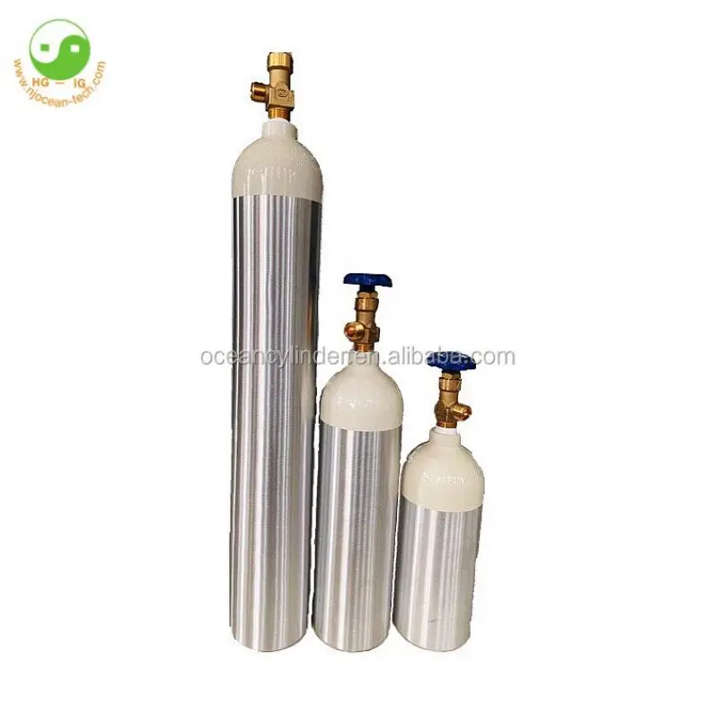Aluminum Cheap medical oxygen cylinder price medical oxygen cylinder for hot sale