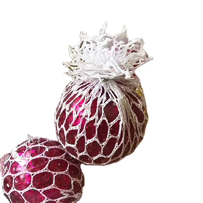 Прозрачная мягкая резина 6 см сияющая блестящая пудра липкий шар