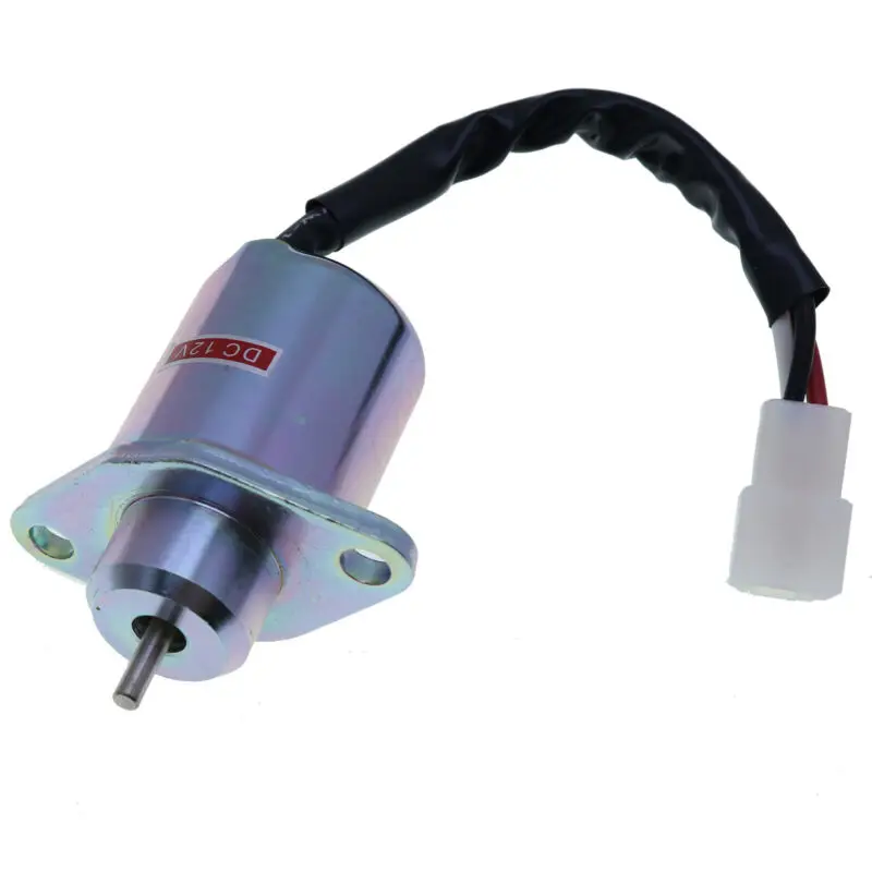 Replacement 12V Fuel Shutdown Solenoid 6680532 For Bobcat Loader B100 B200 B250