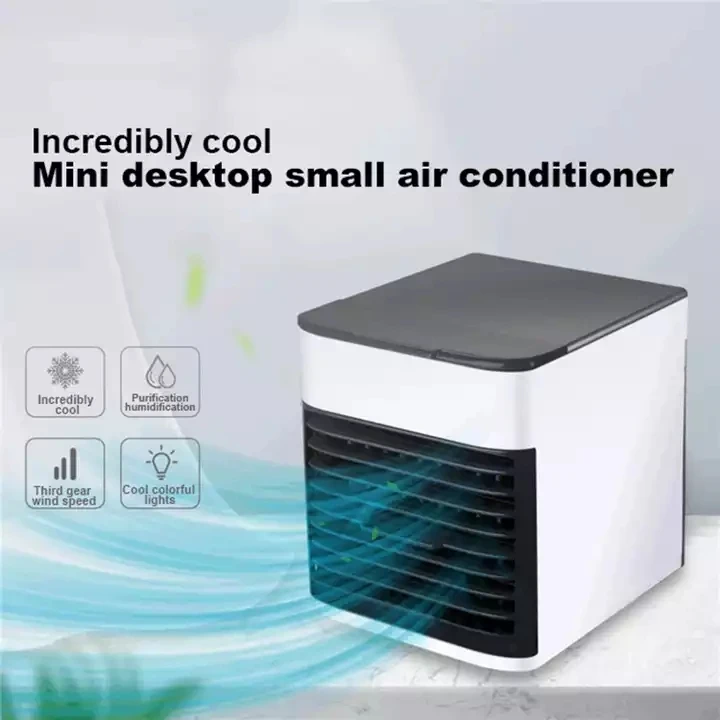 factory price small air conditioner mini fan home dormitory office air coole Desktop Mini 3 in 1 Water Air Cooler car fan