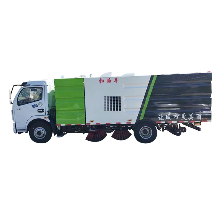 
DongFeng truck mounted street sweeper road flusher truck 