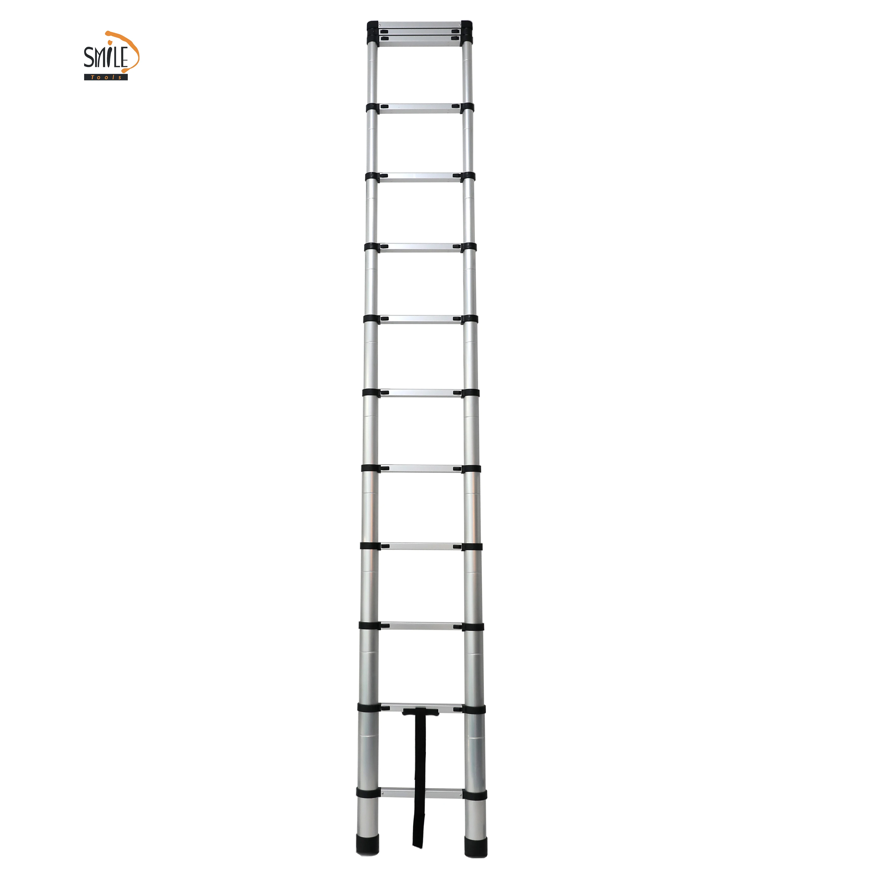 En131 aluminum telescopic ladder telescopic attic ladder telescopic hydraulic ladder