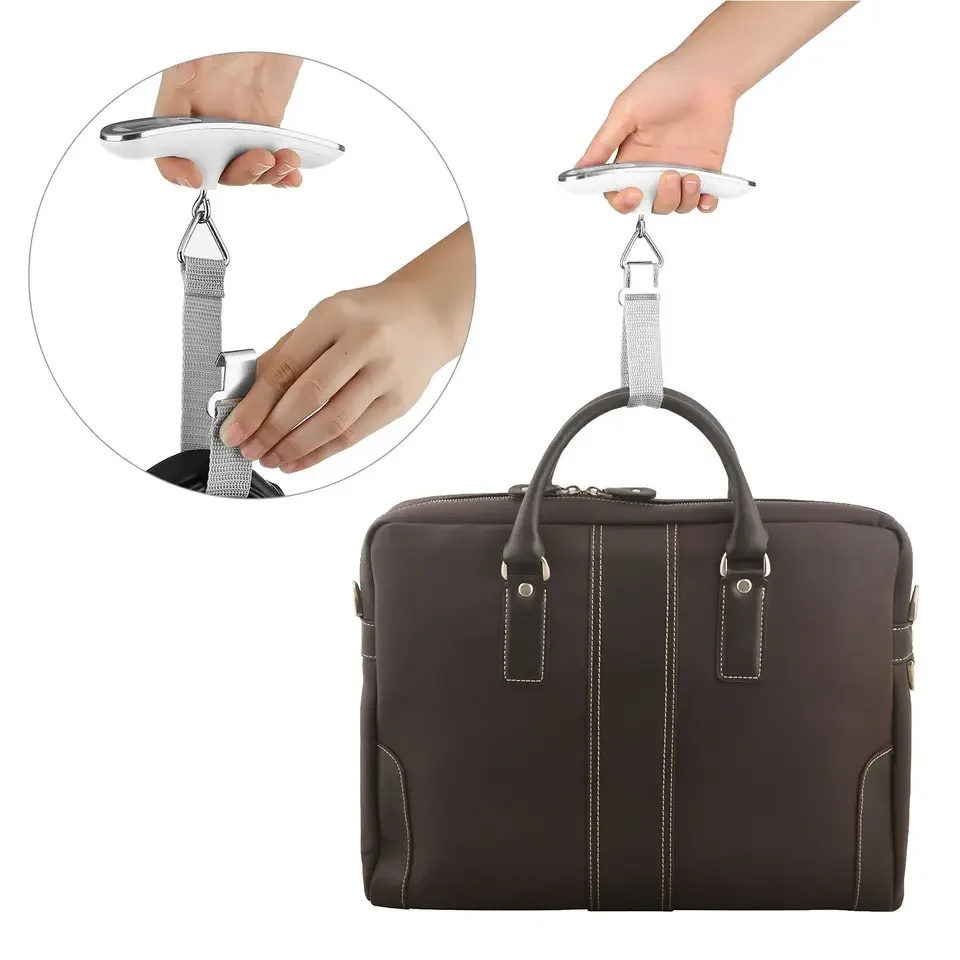 Changxie Wholesale New Arrival 50kg LCD Backlight Display Strap Travel Hand Stainless Travel Luggage Scale Digital