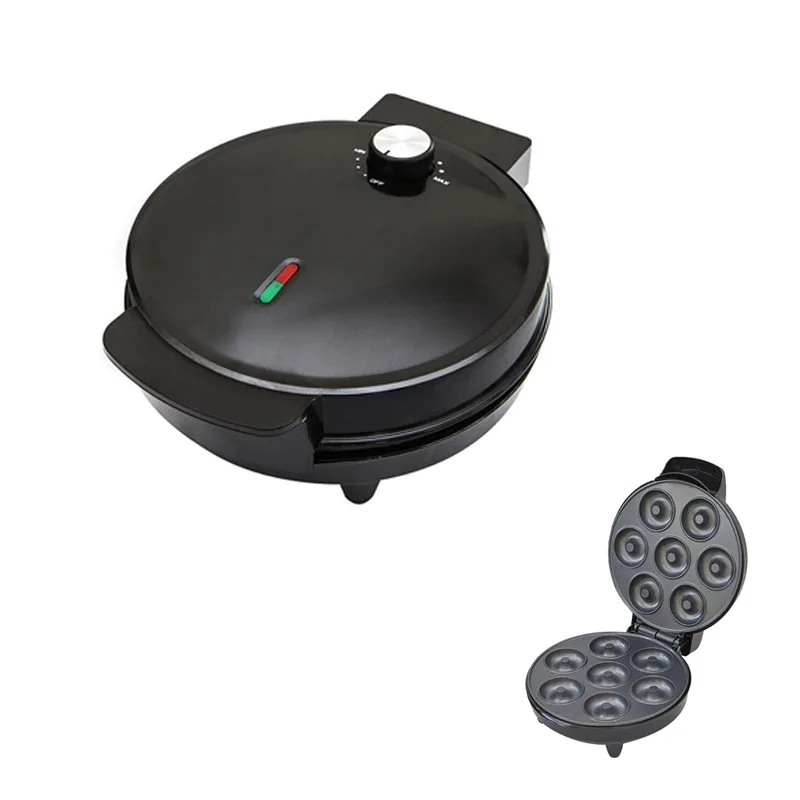 Electric Non-Sticking 4 pcs or  7pcs donut doughnut maker Waffle Maker Iron,Snacks maker,cupcake maker, cake pop ,arepa maker