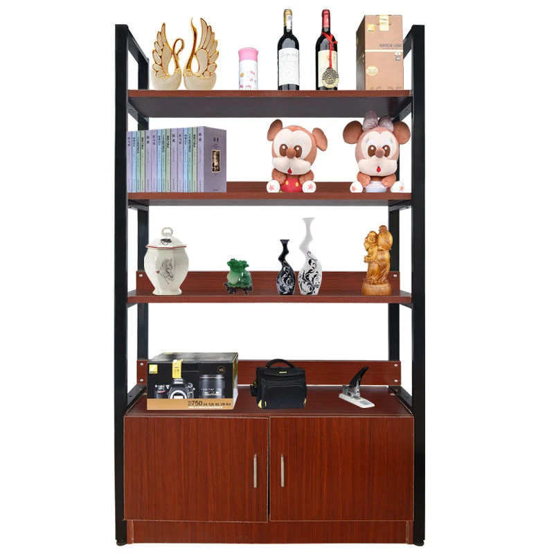 wholesale high quality Industrial Wall Mount Iron Pipe Shelf bookcase Open home Storage bookshelf cabinet