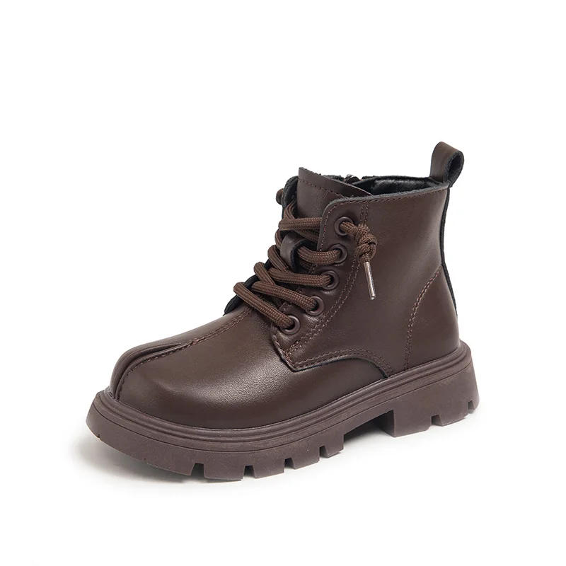 Wholesale Fashion baby boy Boots Short Boots Children Shoes Leather Soft Non-slip Boots Sneakers