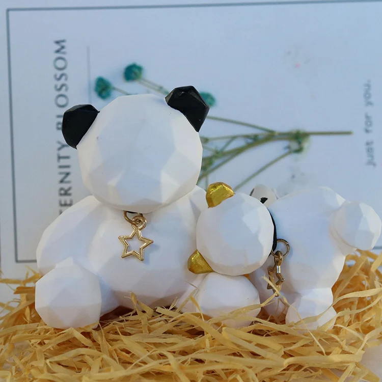 Scented Ceramic bear Shaped Aroma Diffuser Car decoration air freshener aroma scented gypsum scented clay