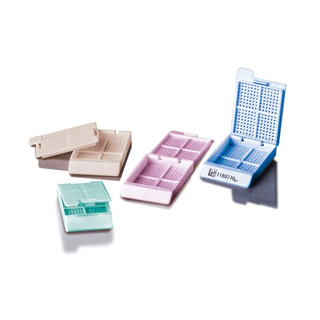 Medical disposable histology square hole embedding cassette