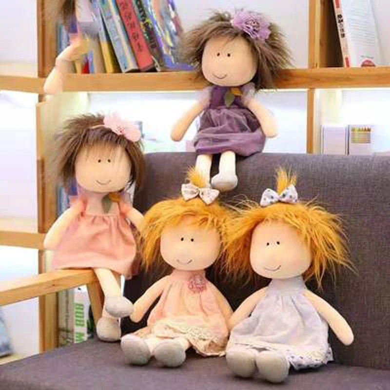 Cute Plush Toy Cloth Dolls for Girls Gift for New Born Baby Boy Dolls 35cm Rag Doll Plush