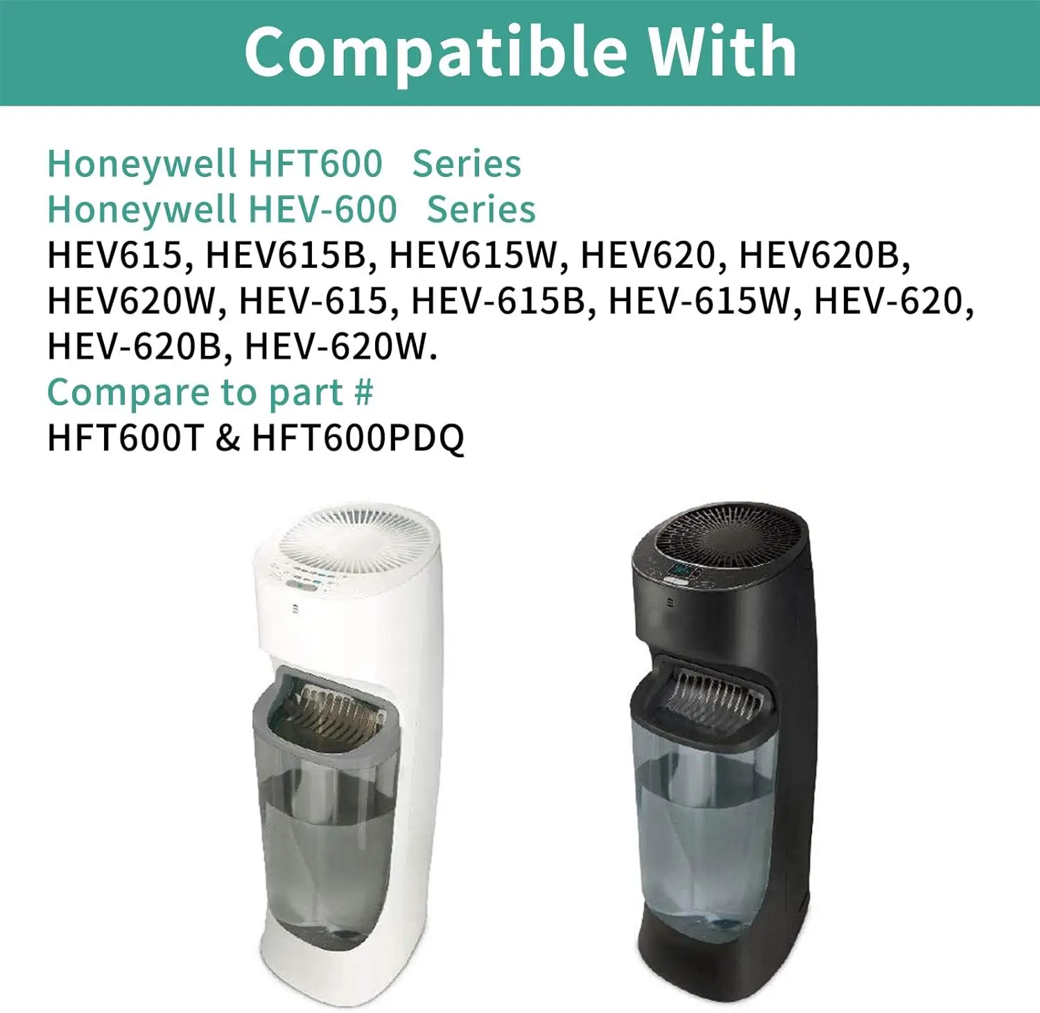Air Humidifier compatible with Honeywell HEV615 Humidifier Filter Accessories adapted to Honeywell HEV615 HEV620 Series