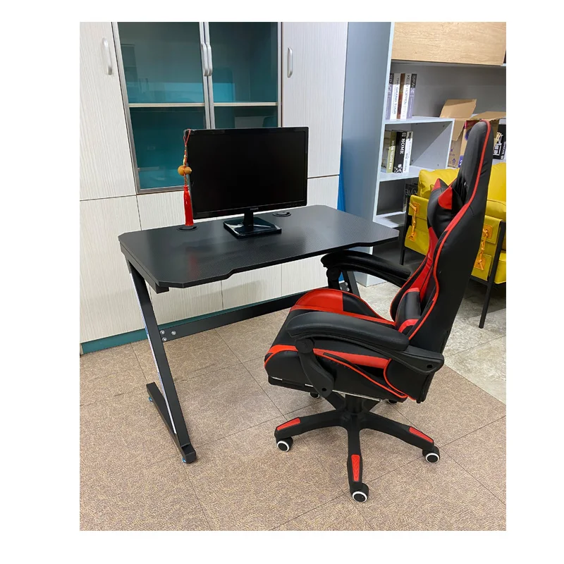 Z-образный игровой стол, компьютерный стол, светодиодный игровой стол, ПК стол на продажу