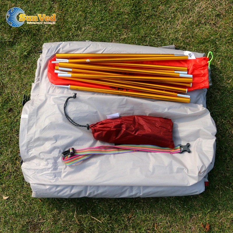 SunVed Special Offer  5-8 Person Outdoor Pole Tent  Camping Waterproof Roof Tent