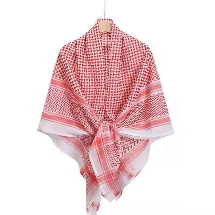 Top Quality Square polyester Shammah kerchief/yashmagh have multiple colors turban for Qatar Saudi/Muslim