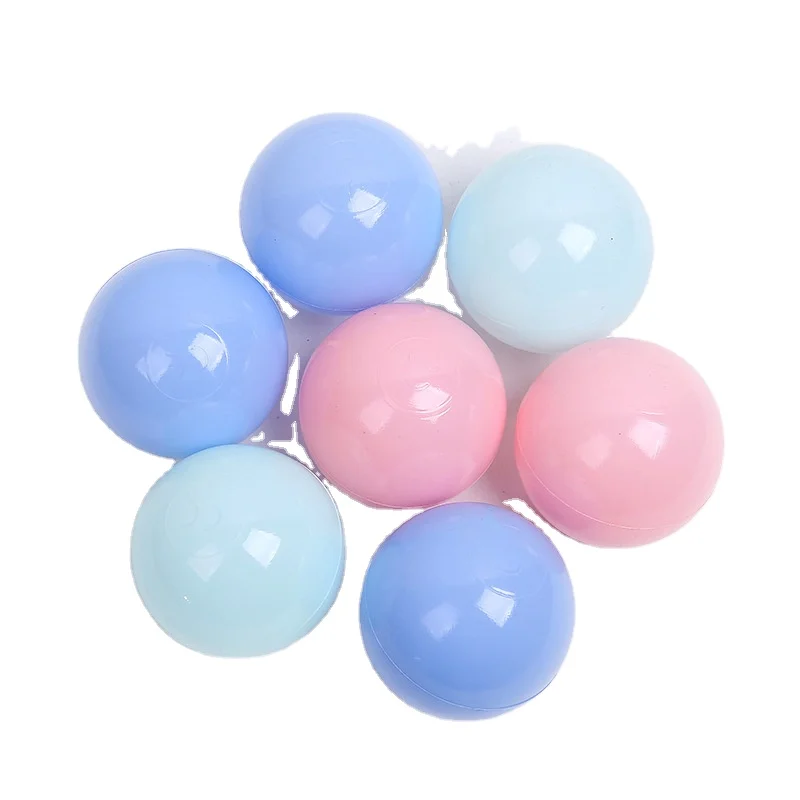 Langshiwei ECO-Friendly Soft Plastic Kids Play Balls Non-Toxic Pool Colorful Playground Games Pool Ocean Balls For Kiddie Baby