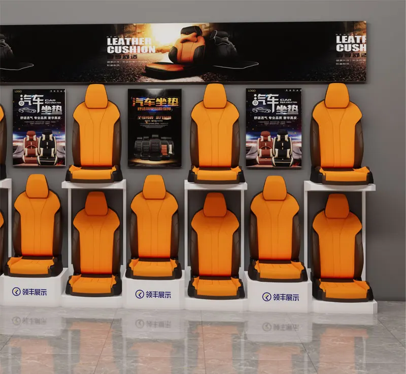 Commercial Showroom Supplies Display Stand Auto Parts Seat Cushion Metal Display Rack