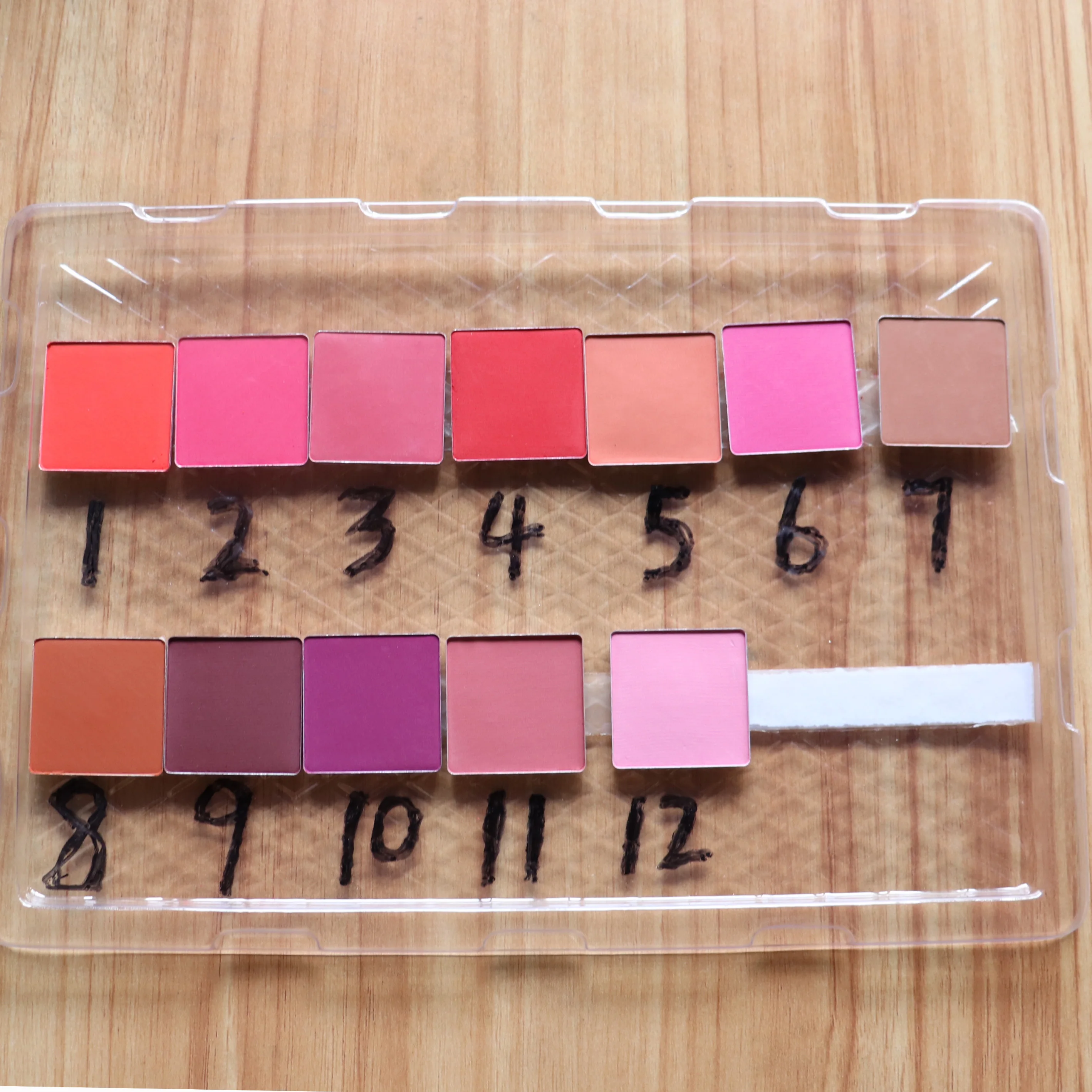 Custom Contour Highlighter Blush Palette Pigment Long Lasting Pressed Powder Palette Makeup