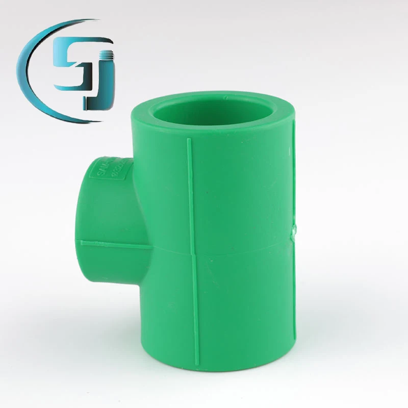 Factory supply PPR pipe fittings export grade hard water pipe PPR pipe fittings external thread tee for drainage
