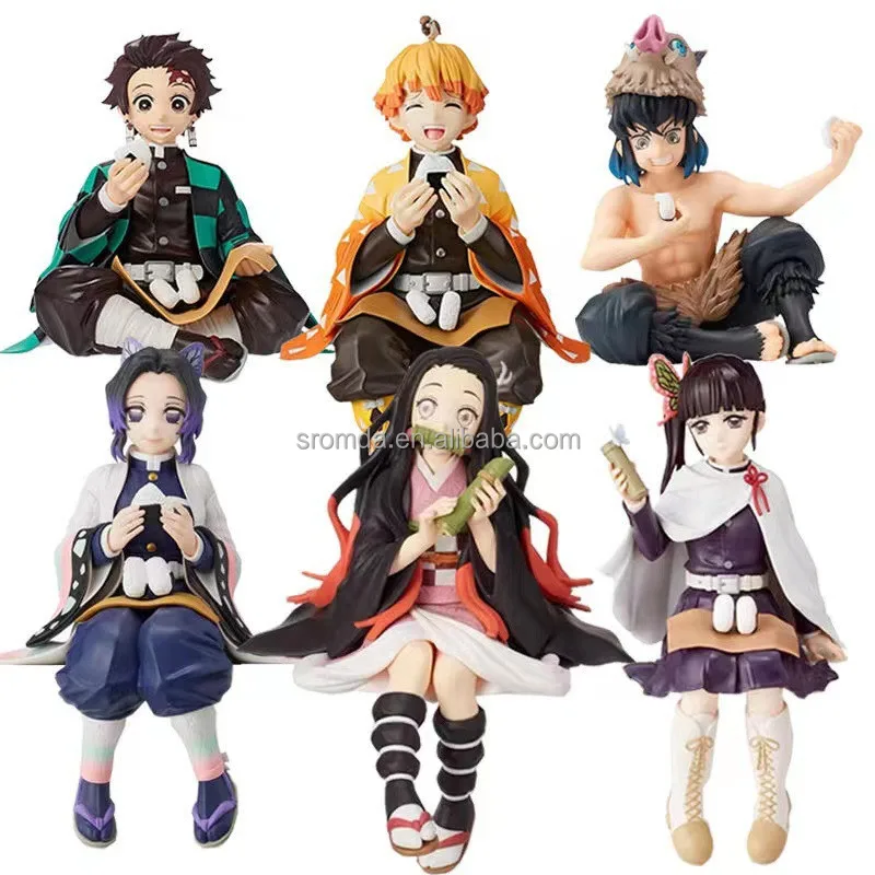 Hot Japanese Animation Demon Slayer Kimetsu no Yaiba Onigiri Series Figures 10-15cm PVC Action Figure Tanjirou Nezuko