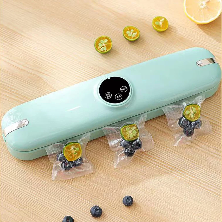Automatic Food Vacuum Sealer Machine Portable Household Packing Electric Vacuum Food Sealer Gift