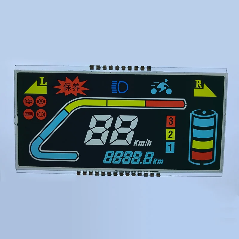 TN type LCD display panel for electricity meter