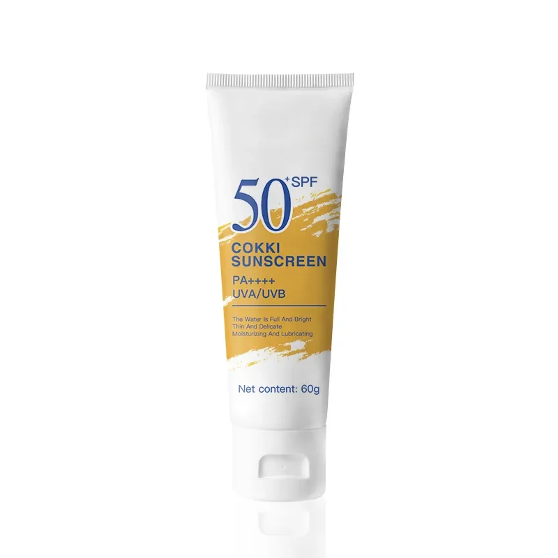 Оптовая продажа УФ-защита SPF50 + PA ++++ солнцезащитный крем 60 г мягкий гладкий легко наносимый отбеливающий увлажняющий лосьон
