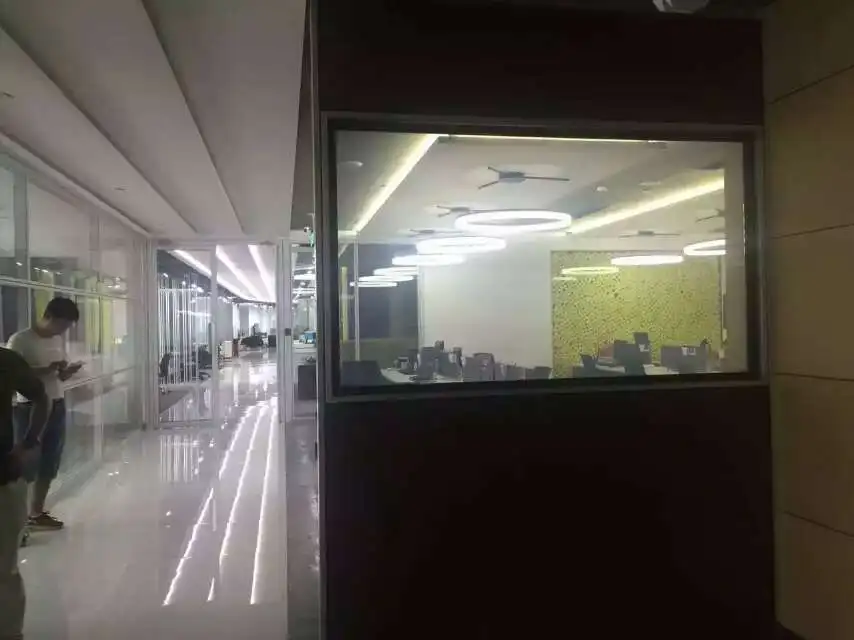 Rushui 5+5 6+6 switchable PDLC smart glass PDLC adhesive electronic glass pdlc glass