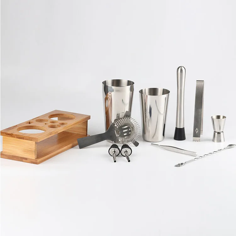 
Набор смесителей для вина из нержавеющей стали, набор инструментов для смешивания бокалов и коктейлей, профессиональный шейкер, чашка, оборудование для смешивания бара 