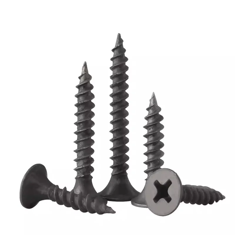 All Models Black Drywall Screws for Metal Bugle Head Plasterboard Self Tapping Drywall Screw Manufacture