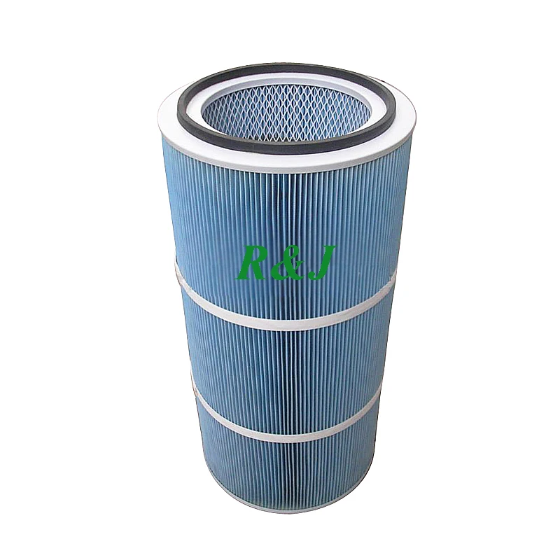 Customized Industrial Powder Dust Removal Filter Wood pulp fiber air filter cartridge