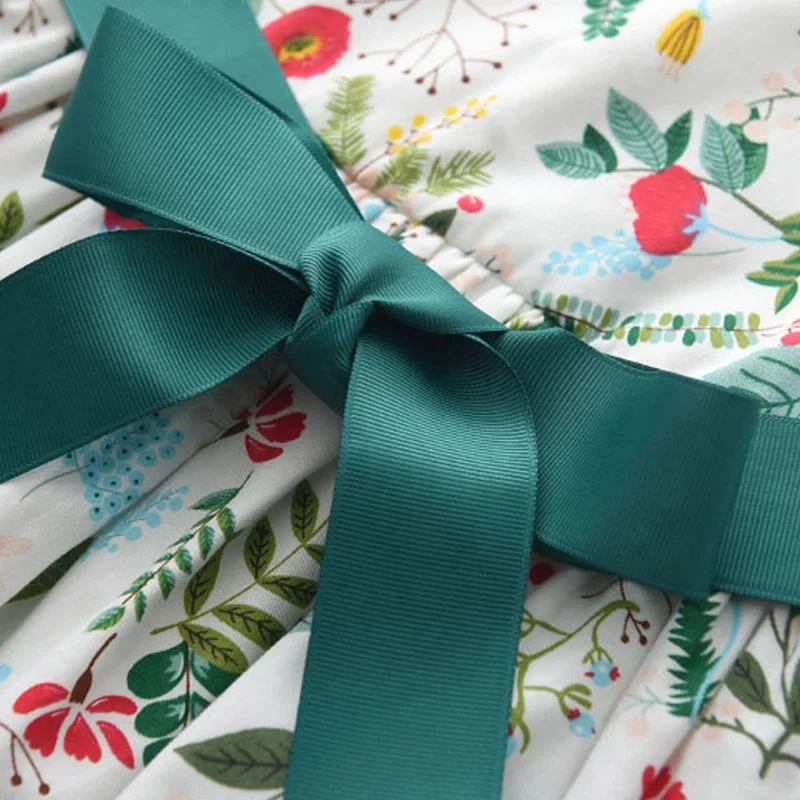 Floral Girls Dress Baby Girls Clothes Sleeveless Princess Dress Kids Summer Clothes Casual Wear